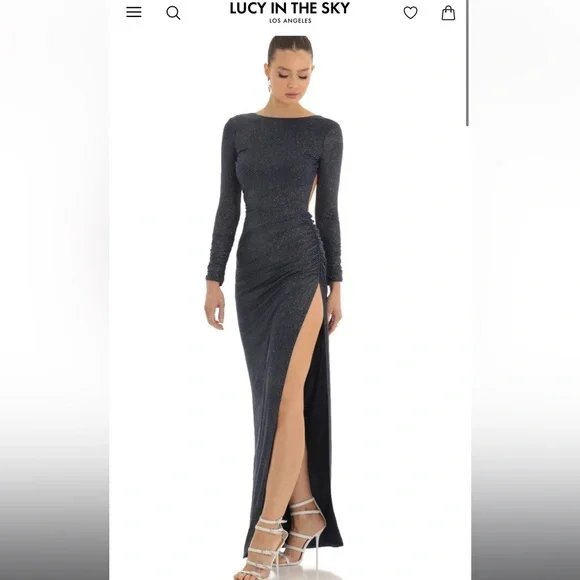 Lucy in the Sky | Dresses | Navy Blue Formal Dress | Poshmark